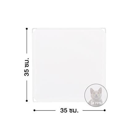 แผ่นคอกสัตว์เลี้ยงเรซิ่น PETUS 35 ซม. สีใส_3