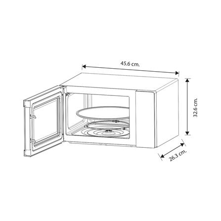 ไมโครเวฟ LUCKY FLAME TMW-820DG 20 ลิตร_5