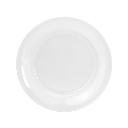 จานเมลามีนตื้น 9 นิ้ว VANDA สีครีมขาว_2