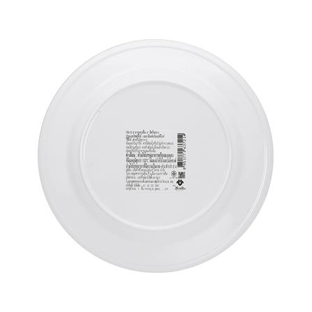 จานเมลามีนตื้น 9 นิ้ว VANDA สีครีมขาว_3