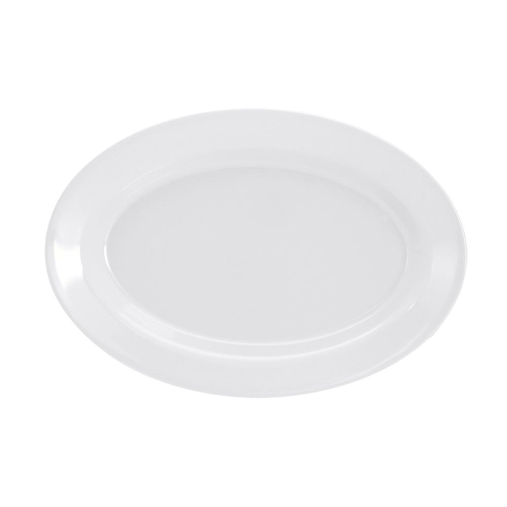 จานเปลเมลามีน 10 นิ้ว VANDA สีครีมขาว