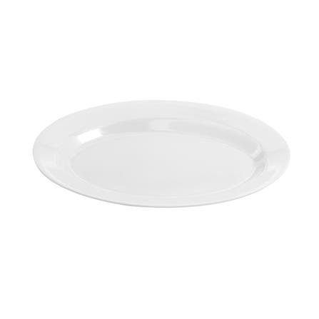 จานเปลเมลามีน 10 นิ้ว VANDA สีครีมขาว_1