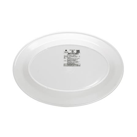 จานเปลเมลามีน 10 นิ้ว VANDA สีครีมขาว_3