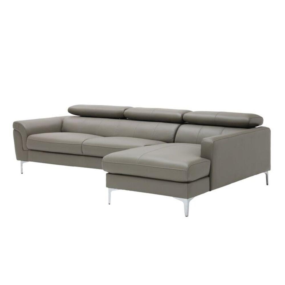 โซฟาเข้ามุมขวา SB FURNITURE GEEZER 19236743 สีเทาอ่อน