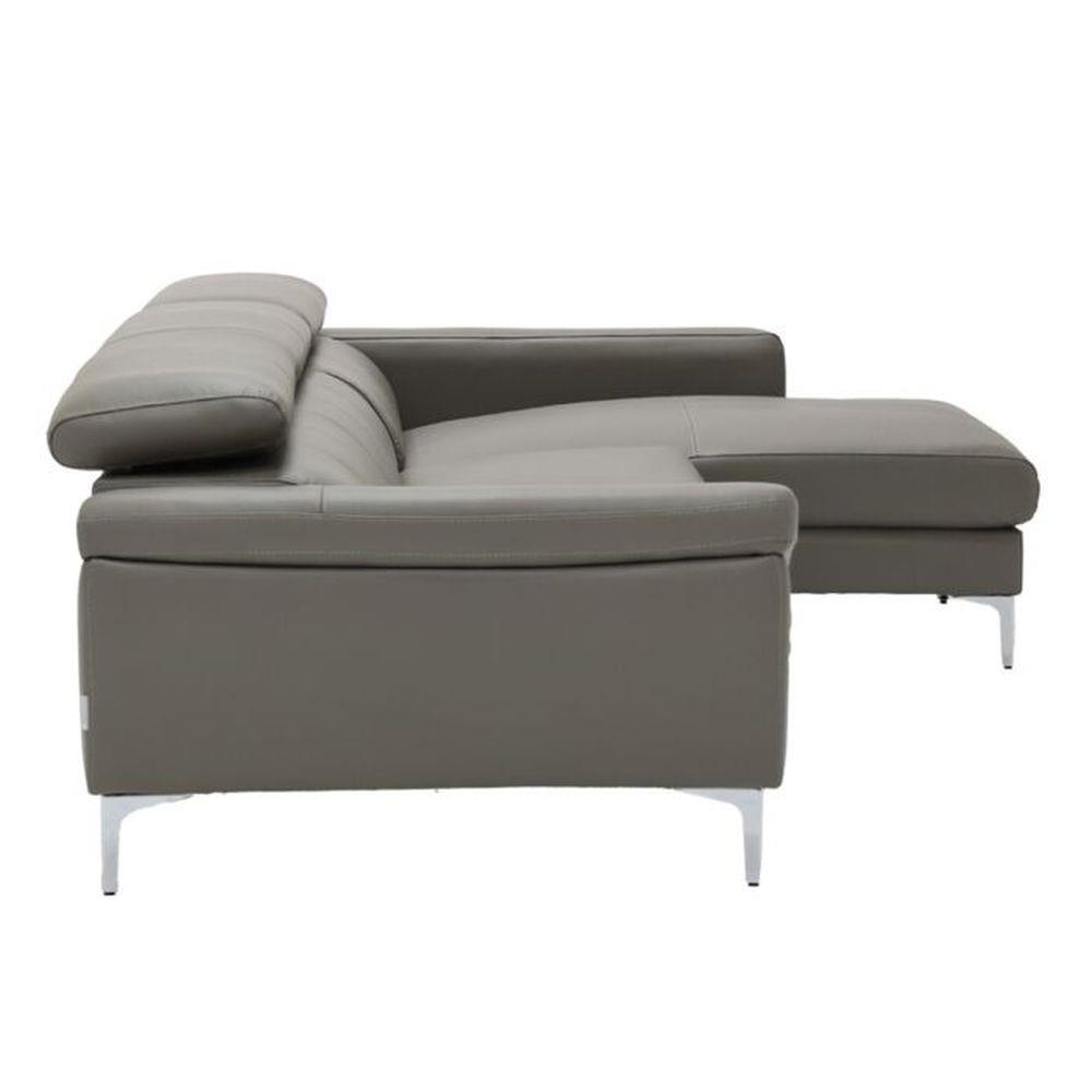 โซฟาเข้ามุมขวา SB FURNITURE GEEZER 19236743 สีเทาอ่อน