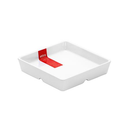 ชามเหลี่ยมเมลามีน 5.75 นิ้ว SUPERWARE CATERING สีขาว_1