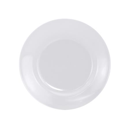 จานเมลามีนตื้น 6.5 นิ้ว VANDA สีครีมขาว_2