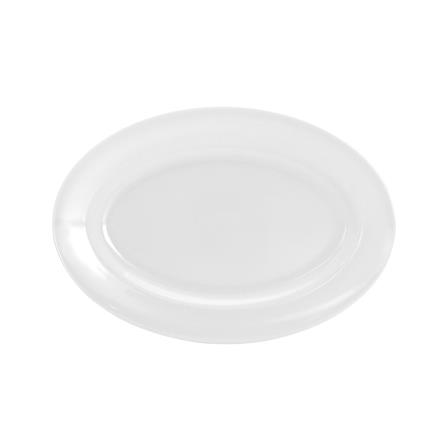 จานเปลเมลามีน 11 นิ้ว VANDA สีครีมขาว_2