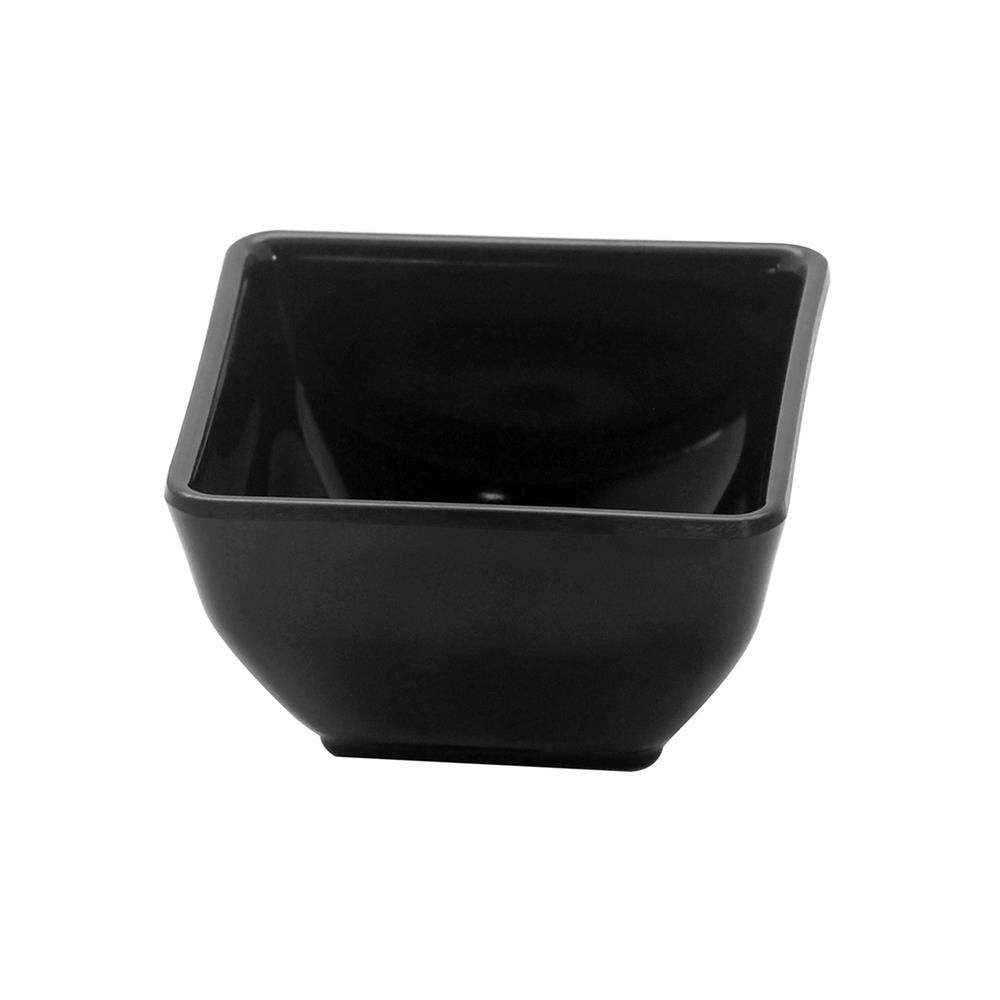 ชามเหลี่ยมเมลามีน 3.25 นิ้ว SUPERWARE CATERING สีดำ