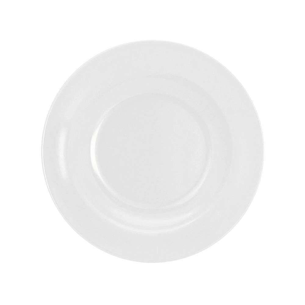 จานเมลามีนลึก 8 นิ้ว VANDA สีครีมขาว