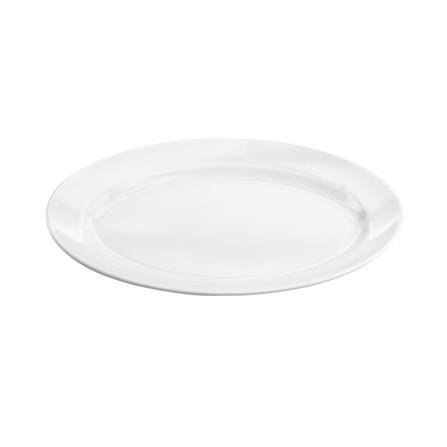 จานเปลเมลามีน 12 นิ้ว VANDA สีครีมขาว_1