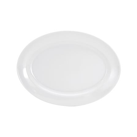 จานเปลเมลามีน 12 นิ้ว VANDA สีครีมขาว_2