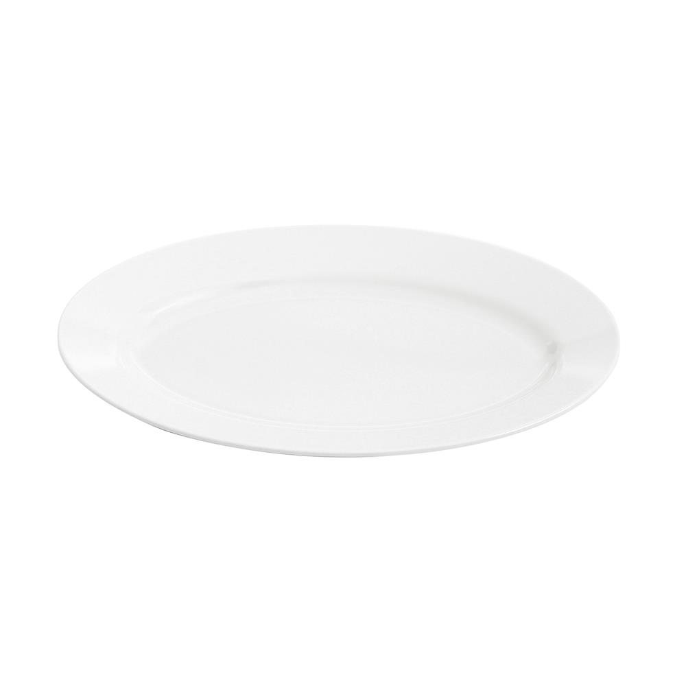 จานเปลเมลามีน 8 นิ้ว VANDA สีครีมขาว