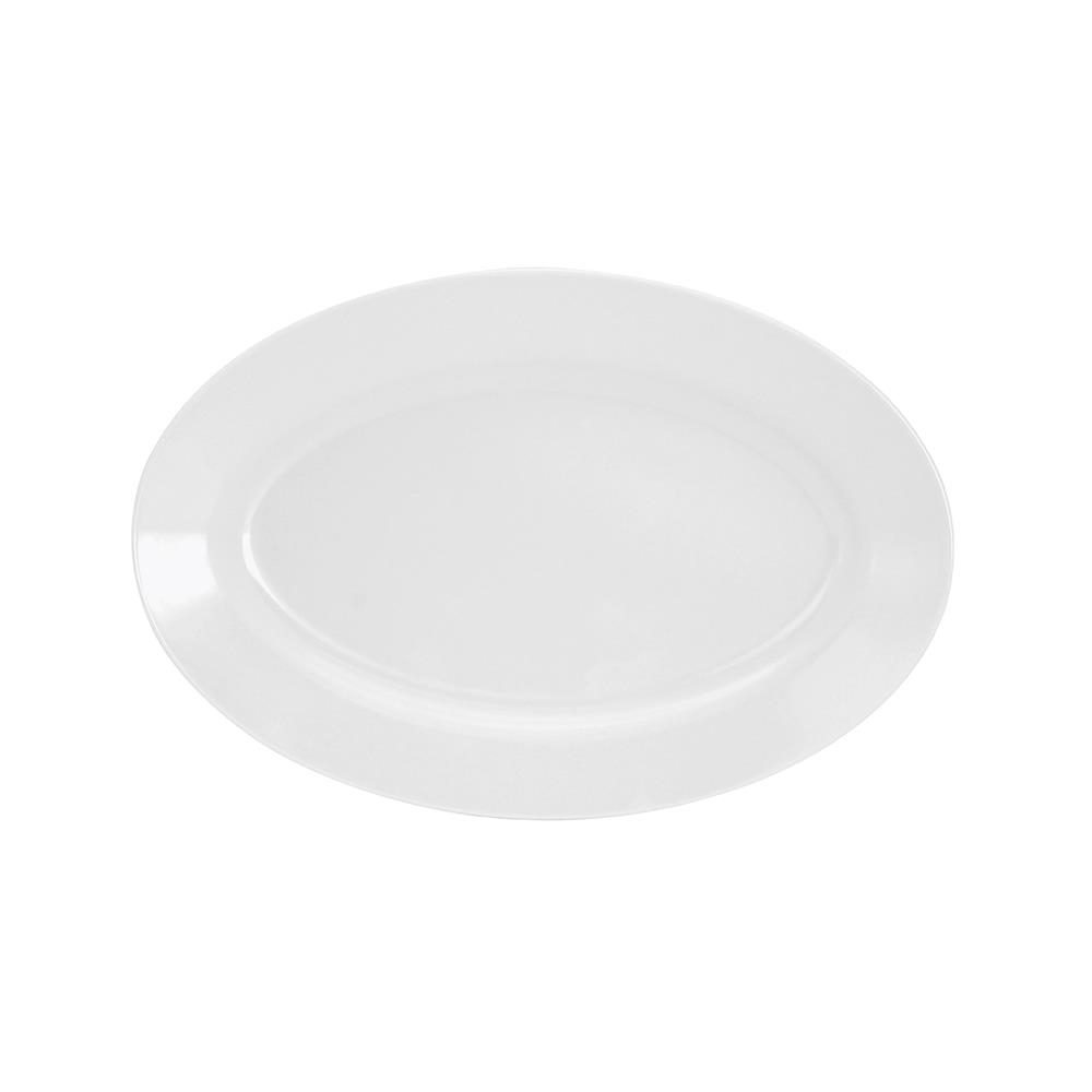 จานเปลเมลามีน 8 นิ้ว VANDA สีครีมขาว