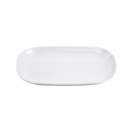 จานเปลเมลามีนเหลี่ยม 8.5 นิ้ว VANDA สีครีมขาว_1