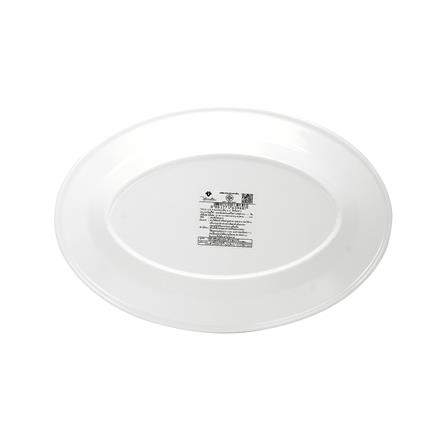 จานเปลเมลามีน 9.5 นิ้ว VANDA สีครีมขาว_3