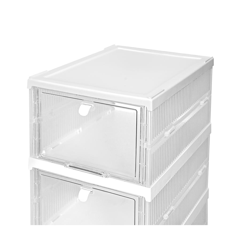 กล่องรองเท้า 6 ช่อง STACKO KLEAR 34.5X25.5X105.8 ซม. สีใส