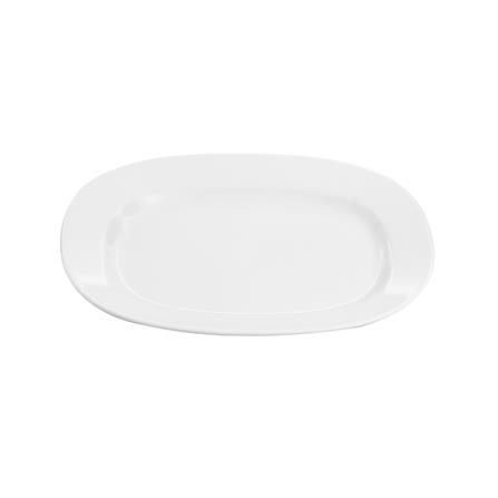 จานเปลเมลามีนเหลี่ยม 12 นิ้ว VANDA สีครีมขาว_1