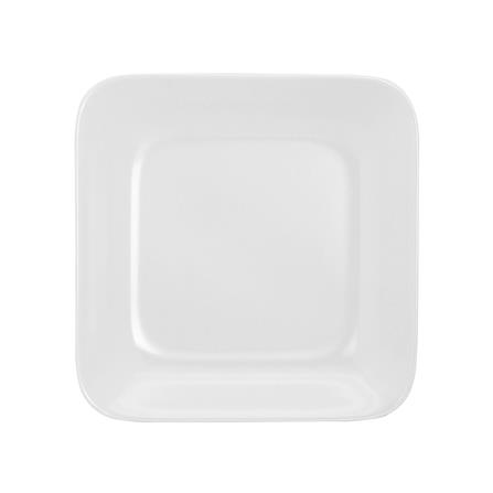จานเมลามีนเหลี่ยม 7.5 นิ้ว VANDA สีครีมขาว_2