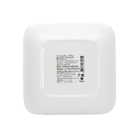 จานเมลามีนเหลี่ยม 7.5 นิ้ว VANDA สีครีมขาว_3