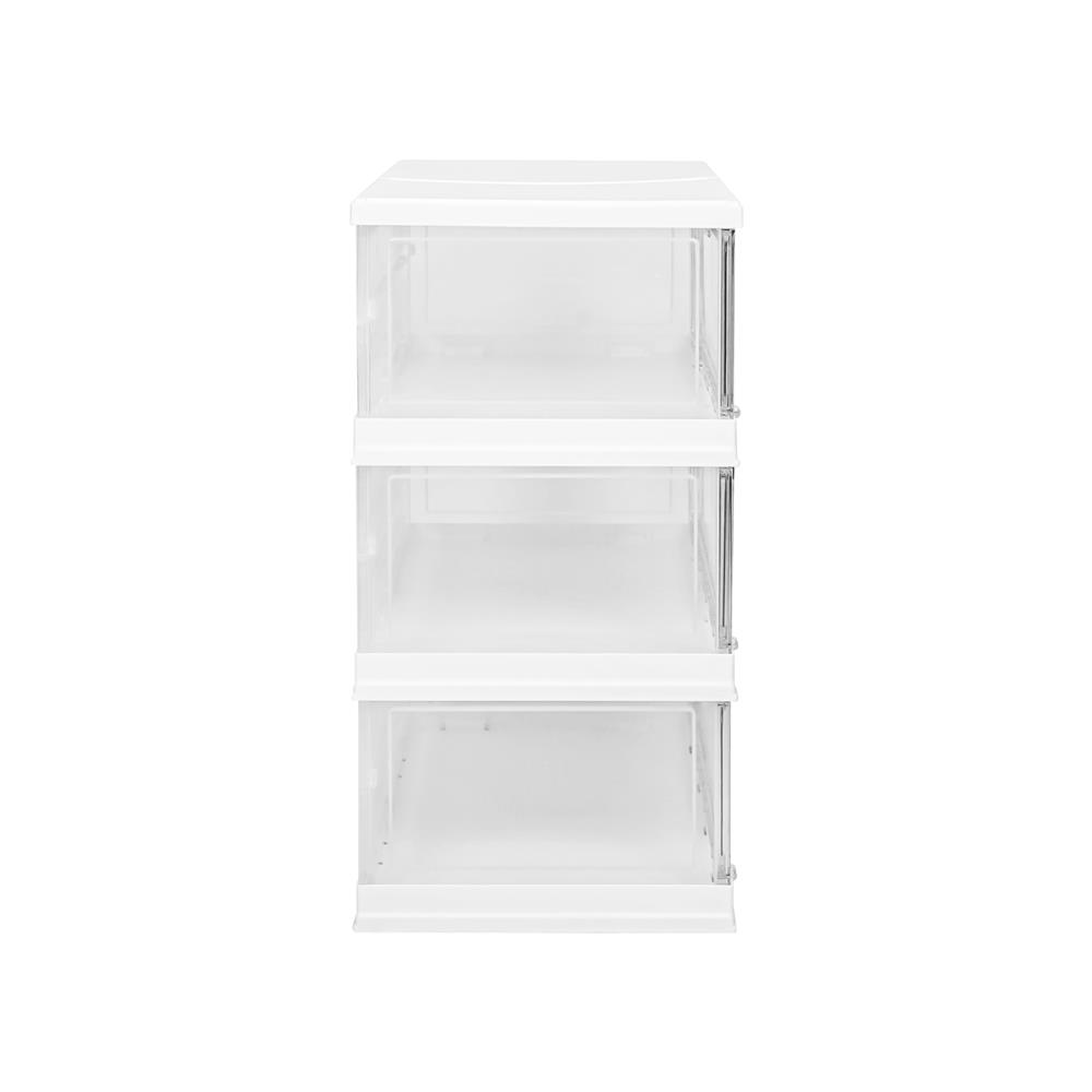 กล่องรองเท้า 3 ช่อง STACKO KLEAR 52.7X34.8X67.51 ซม. สีใส