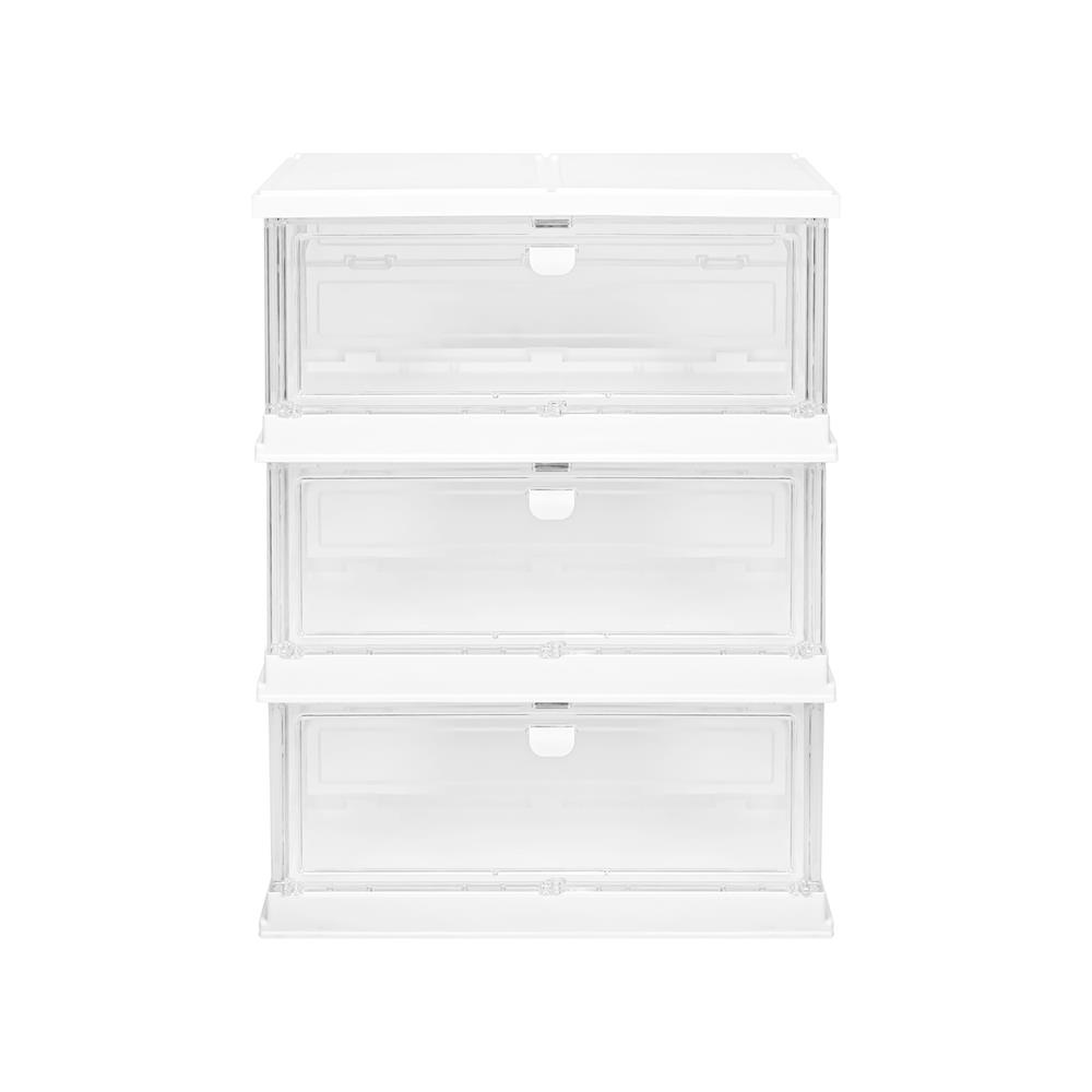 กล่องรองเท้า 3 ช่อง STACKO KLEAR 52.7X34.8X67.51 ซม. สีใส