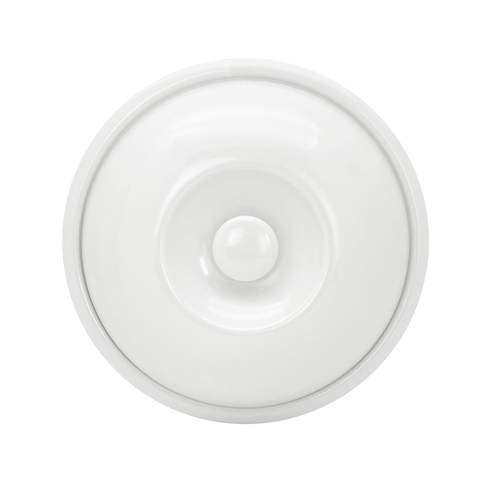 โถข้าวพร้อมฝาเมลามีน 10 นิ้ว VANDA CLASSIC สีครีมขาว