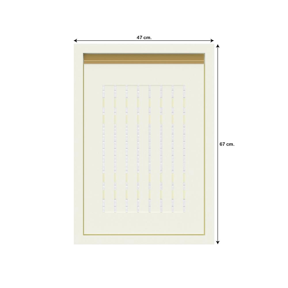 บานซิงค์เดี่ยวระแนง JUPITER JUVENTAS 47x67 ซม. สีขาว