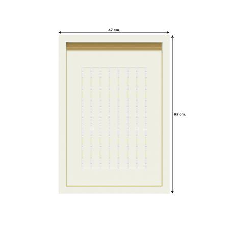 บานซิงค์เดี่ยวระแนง JUPITER JUVENTAS 47x67 ซม. สีขาว_2