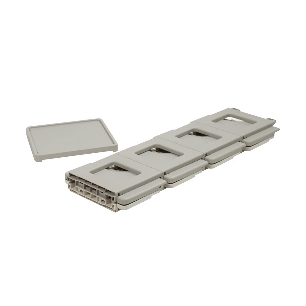 ชั้นวางรองเท้า 5 ชั้น STACKO BONNIE 26.5X26X75 ซม. สีขาว/เทา