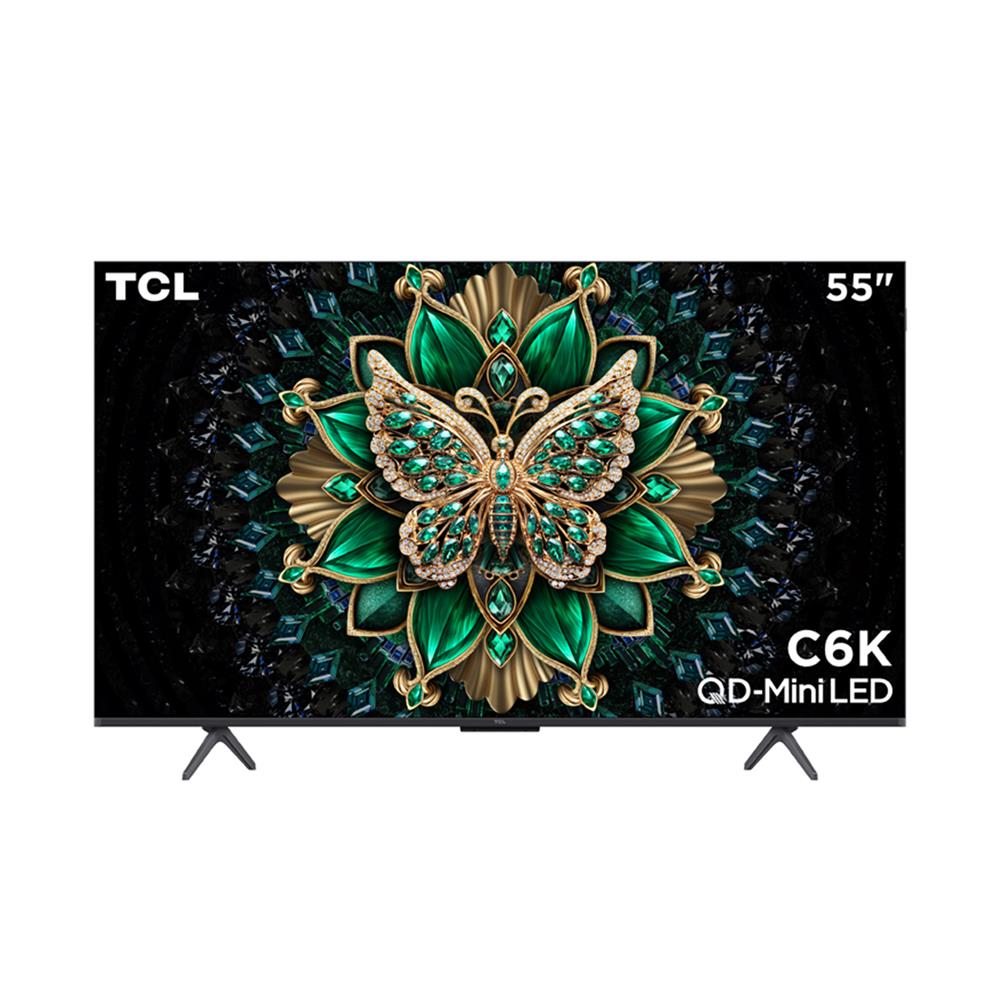ทีวีคิวดี มินิแอลอีดี 55 นิ้ว TCL (4K, LED, GOOGLE TV) 55C6K