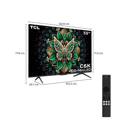 ทีวีคิวดี มินิแอลอีดี 55 นิ้ว TCL (4K, LED, GOOGLE TV) 55C6K_13