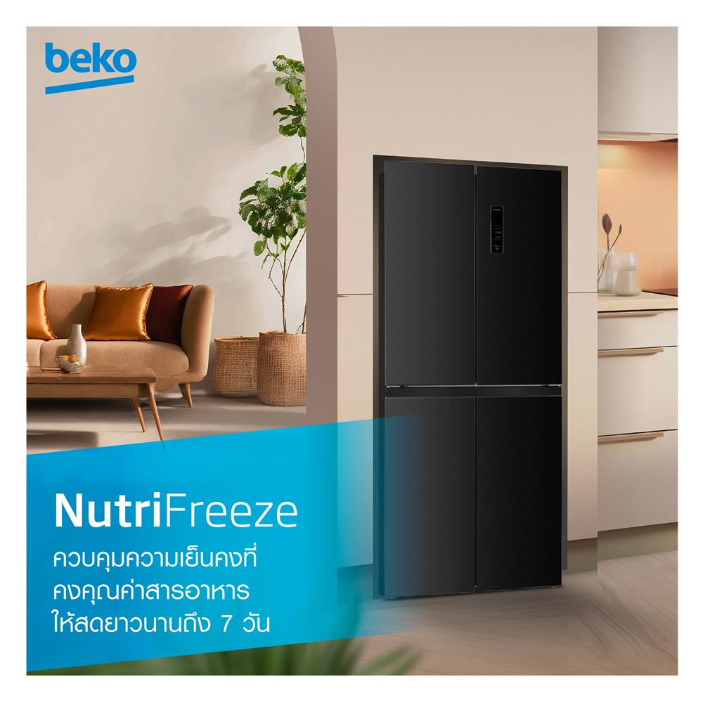 ตู้เย็น MULTI DOOR BEKO GNO46624HFSK 16.5 คิว สีเทาเข้ม