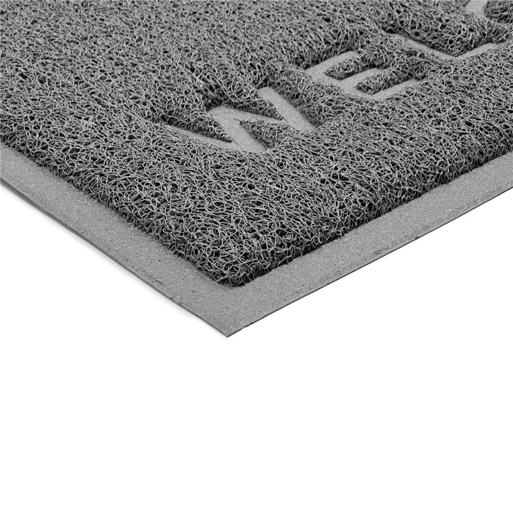 พรมเช็ดเท้าดักฝุ่น HOME LIVING STYLE W.NEO 50X70 ซม. สีเทา