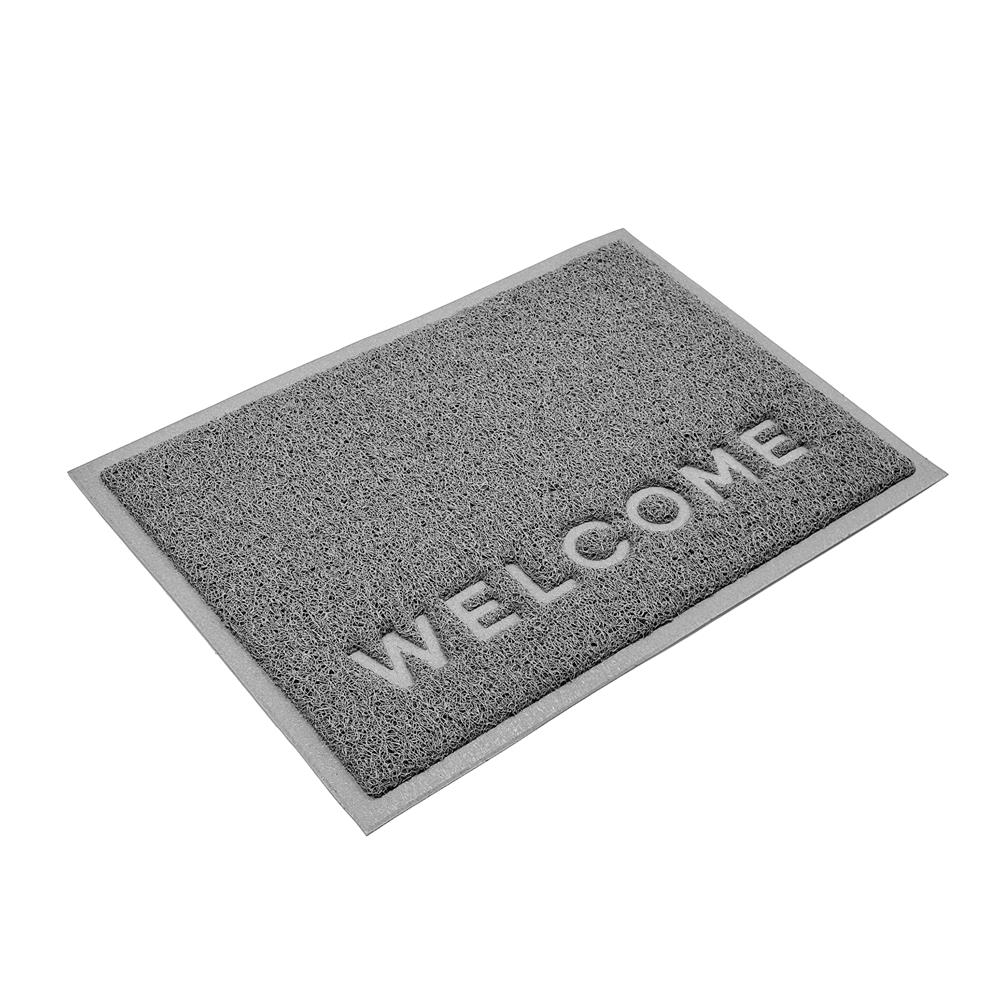 พรมเช็ดเท้าดักฝุ่น HOME LIVING STYLE W.NEO 50X70 ซม. สีเทา