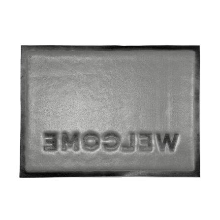 พรมเช็ดเท้าดักฝุ่น HOME LIVING STYLE W.NEO 50X70 ซม. สีเทา_1