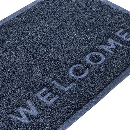 พรมเช็ดเท้าดักฝุ่น HOME LIVING STYLE W.NEO 50X70 ซม. สีน้ำเงิน_2