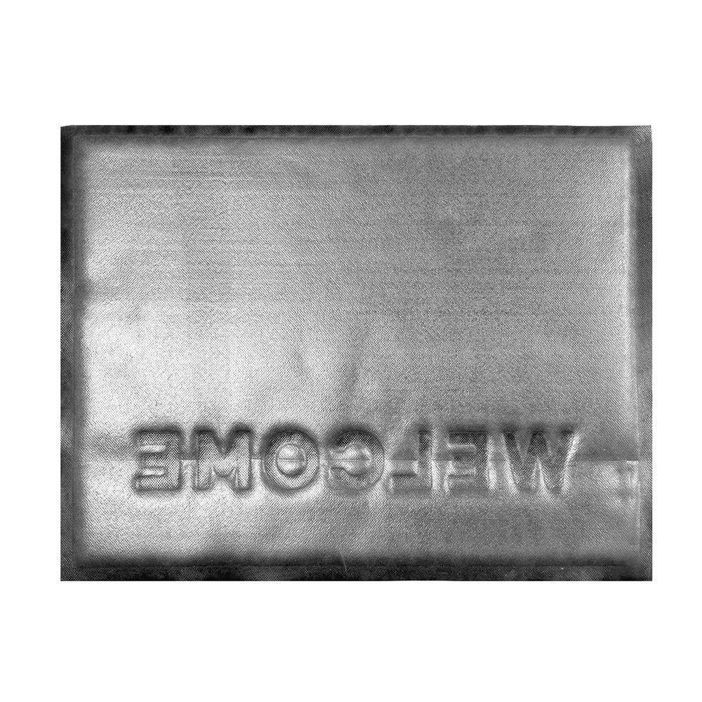 พรมเช็ดเท้าดักฝุ่น HOME LIVING STYLE W.NEO 60X80 ซม. สีเทา