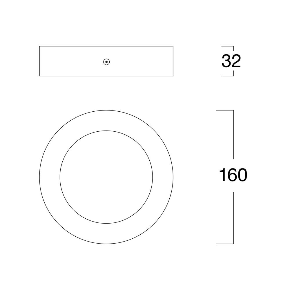 ดาวน์ไลท์ LED LUMAX 03-A1356 6 นิ้ว 12 วัตต์ WARM WHITE สีขาว