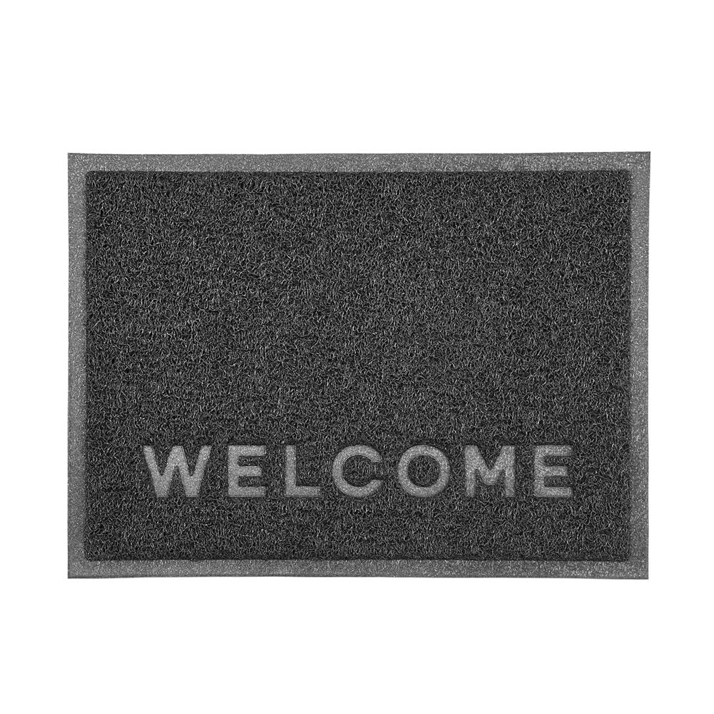 พรมเช็ดเท้าดักฝุ่น HOME LIVING STYLE W.NEO 50X70 ซม. สีดำ