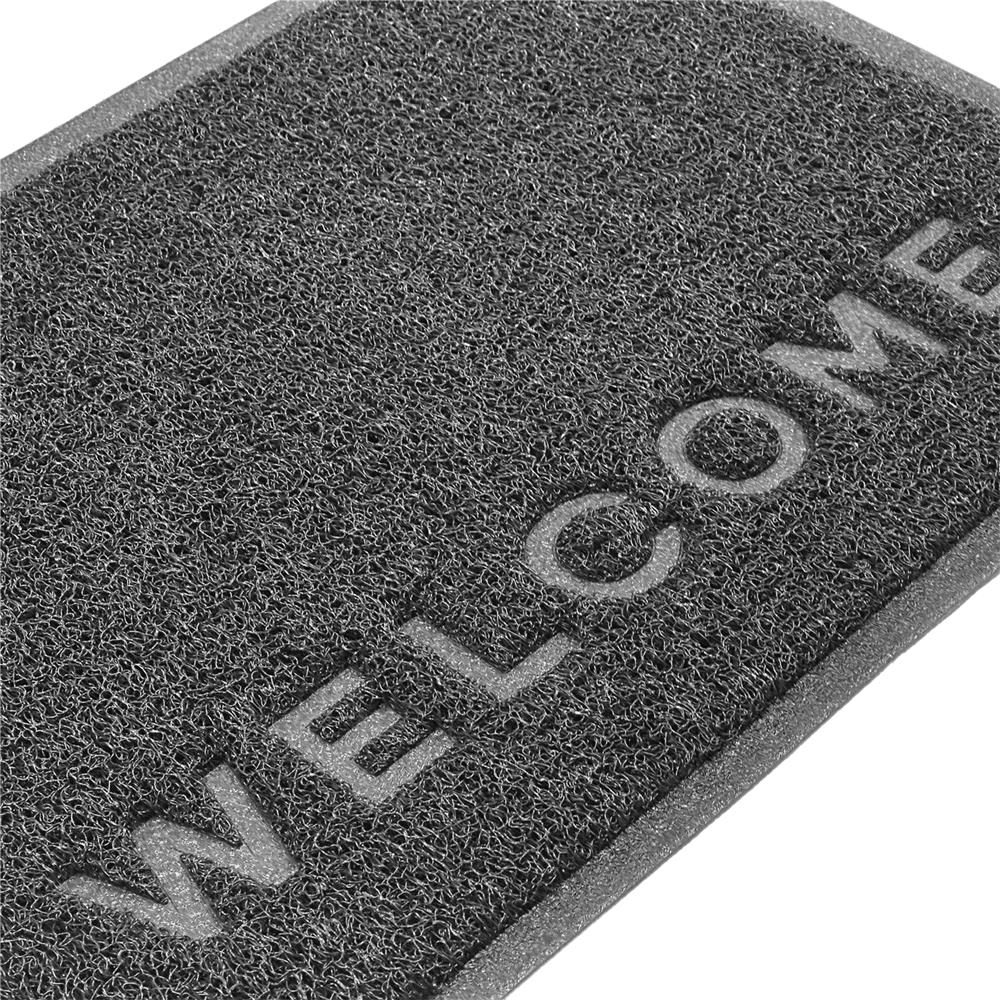 พรมเช็ดเท้าดักฝุ่น HOME LIVING STYLE W.NEO 50X70 ซม. สีดำ