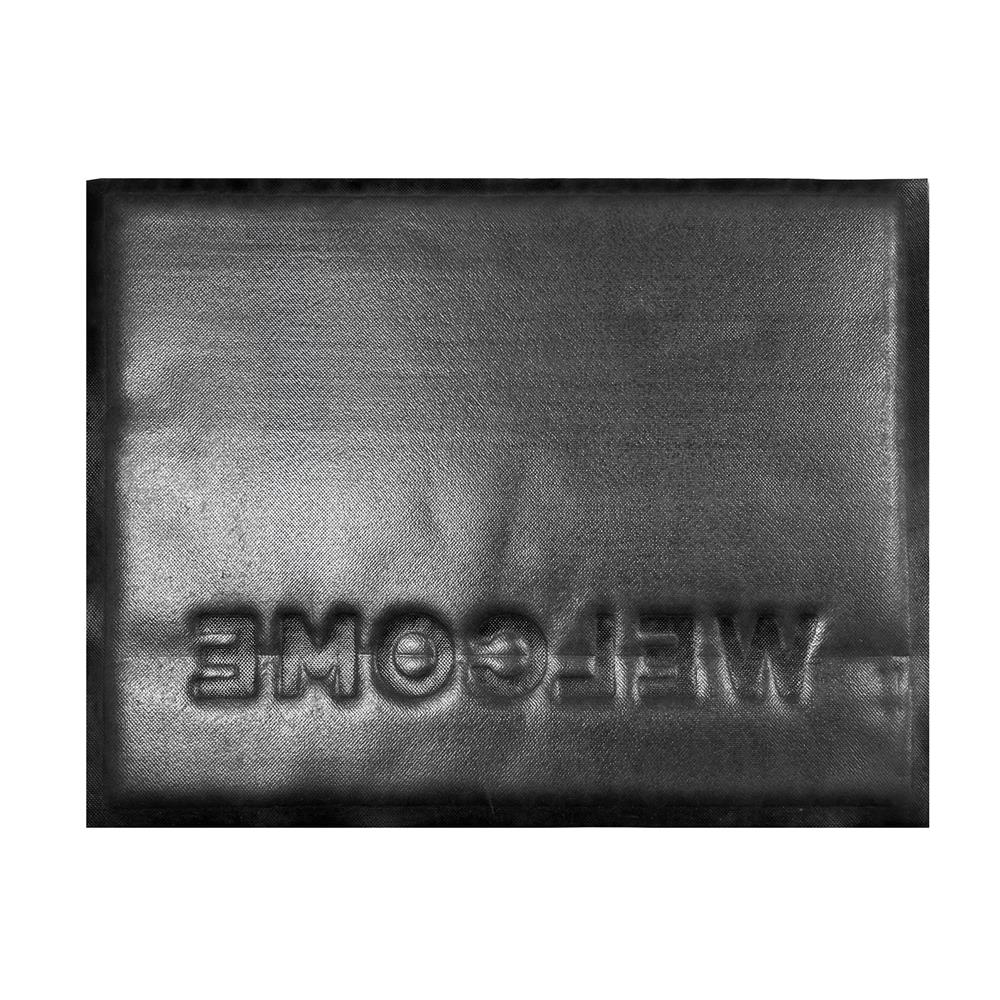 พรมเช็ดเท้าดักฝุ่น HOME LIVING STYLE W.NEO 60X80 ซม. สีดำ