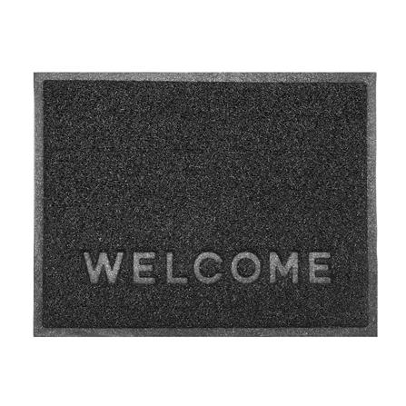 พรมเช็ดเท้าดักฝุ่น HOME LIVING STYLE W.NEO 60X80 ซม. สีดำ_0