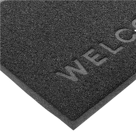 พรมเช็ดเท้าดักฝุ่น HOME LIVING STYLE W.NEO 60X80 ซม. สีดำ_2