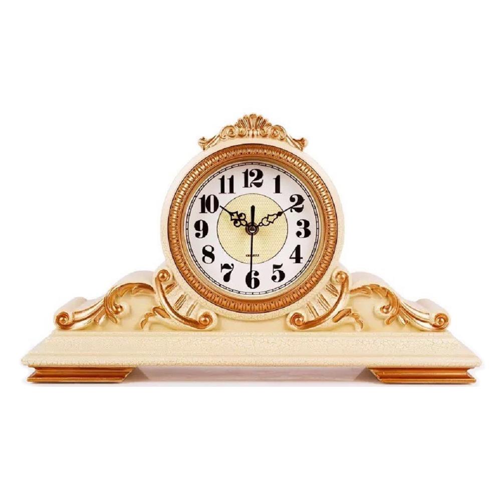 นาฬิกาตั้งโต๊ะ INTERY CT027C009_08 17.72X10.63 นิ้ว สีครีม_1