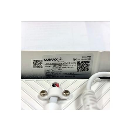 ดาวน์ไลท์ LED LUMAX 03-A0766_1 7 นิ้ว 18 วัตต์ DAYLIGHT/COOL WHITE/WARM WHITE สีขาว_6