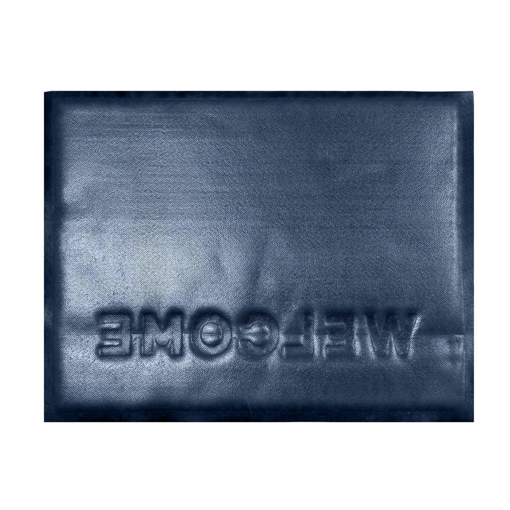 พรมเช็ดเท้าดักฝุ่น HOME LIVING STYLE W.NEO 60X80 ซม. สีน้ำเงิน