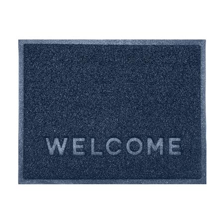 พรมเช็ดเท้าดักฝุ่น HOME LIVING STYLE W.NEO 60X80 ซม. สีน้ำเงิน_0