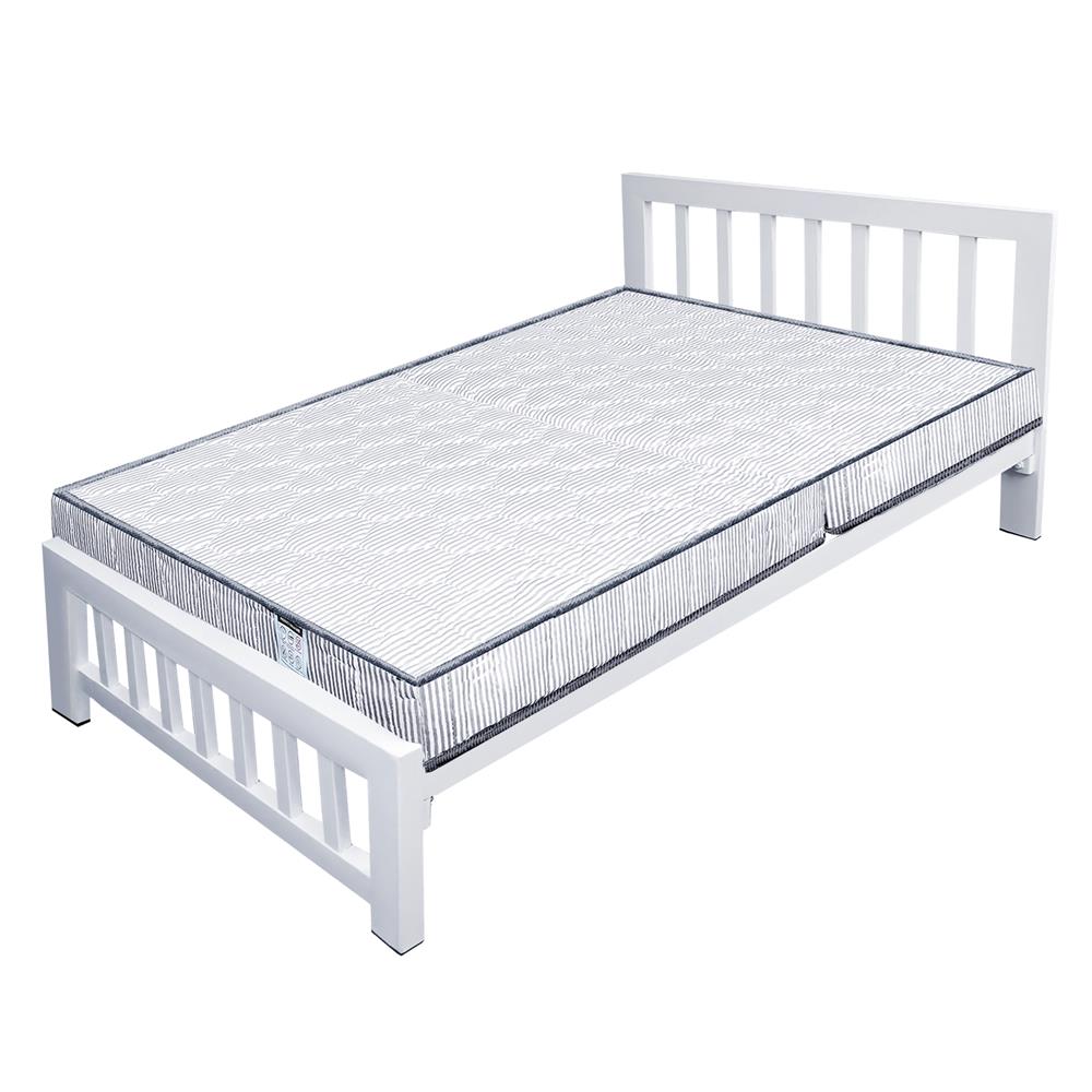 เตียงเหล็ก 3.5 ฟุต THAIBULL SSTSF242-105W สีขาว
