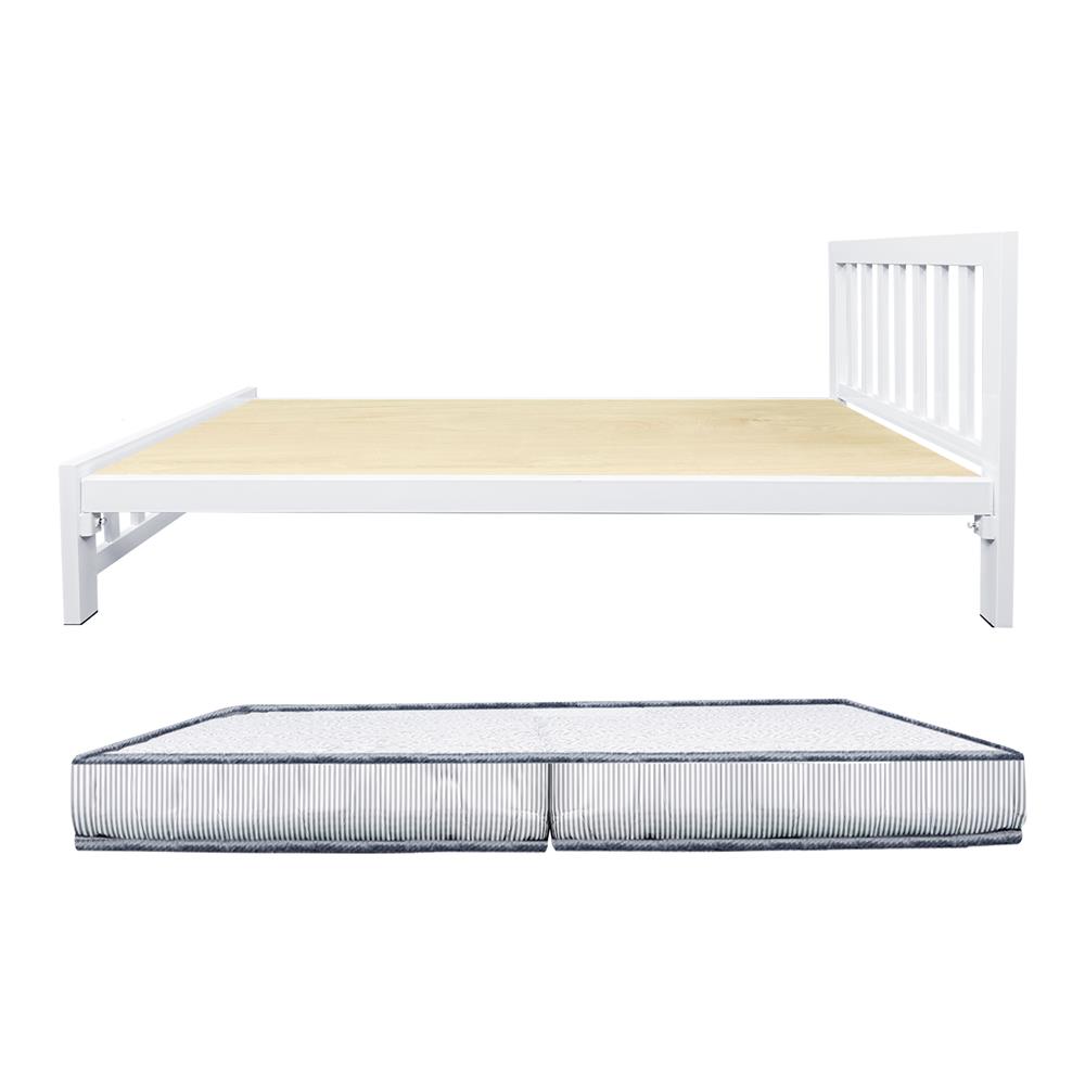 เตียงเหล็ก 3.5 ฟุต THAIBULL SSTSF242-105W สีขาว